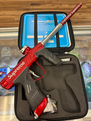 Dye DSR+ Paintball Gun - LE "Supreme" Dust Red/Polished Red/Polished Silver