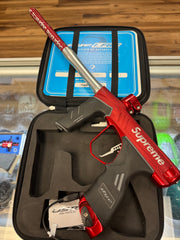 Dye DSR+ Paintball Gun - LE "Supreme" Dust Red/Polished Red/Polished Silver