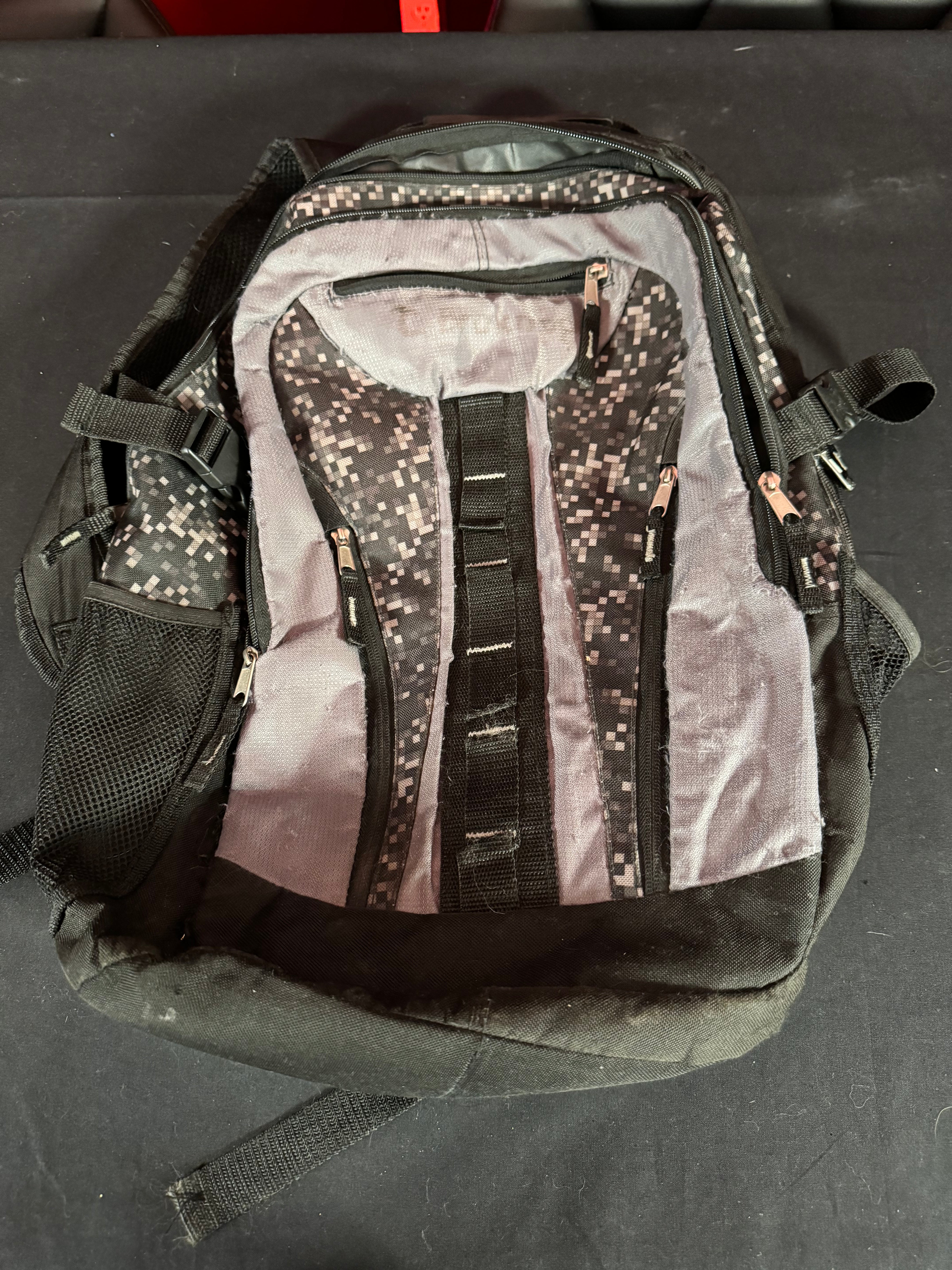 Used Camoflauge Bookbag