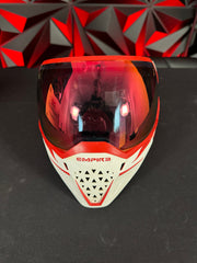 Used Empire EVS Paintball Mask - White / Red