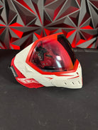 Used Empire EVS Paintball Mask - White / Red