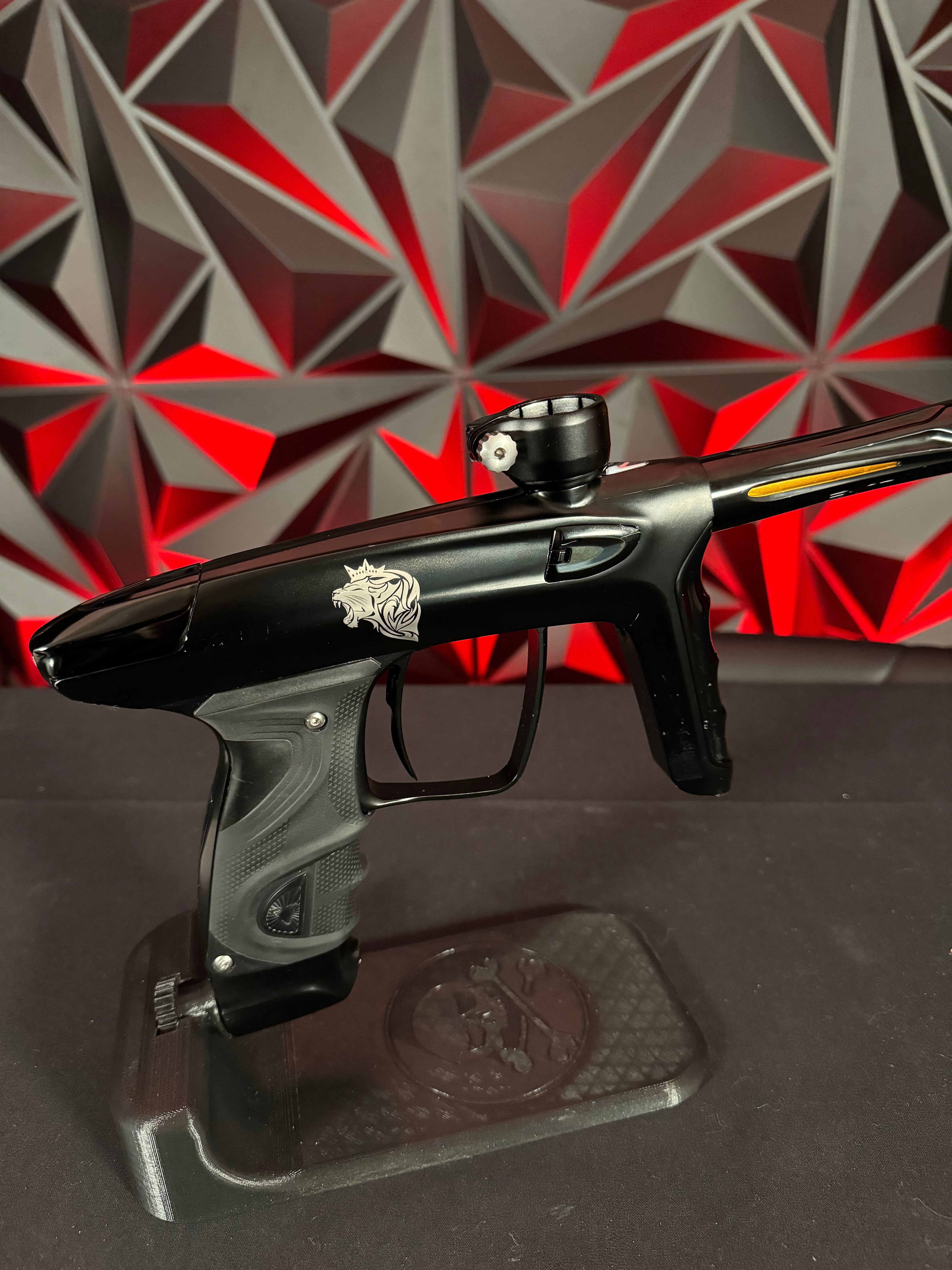 Used DLX TM40 Paintball Gun - Black w/Custom Engraving