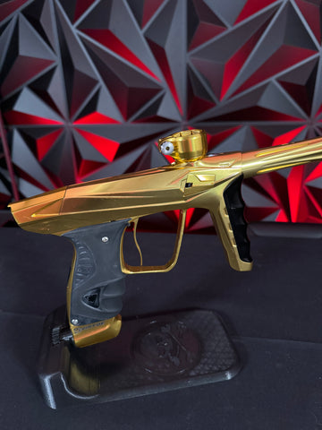 Used Virtue Luxe X/Virtue Ace Paintball Gun - Gold w/ SSC Bolt