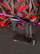 Used Planet Eclipse LV2 Paintball Gun - Black/Purple w/ Infamous Deuce Raptor Trigger