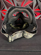 Used V-Force Grills Paintball Mask - Black w/ Camo Backstrap and Chin Strap