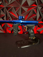 Used Dye DSR+ Paintball Gun - Polished Blue/Polished Gold w/ IM Pro Kit