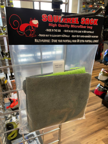 Squirrel Sack Microfiber Bag - Grey/Green