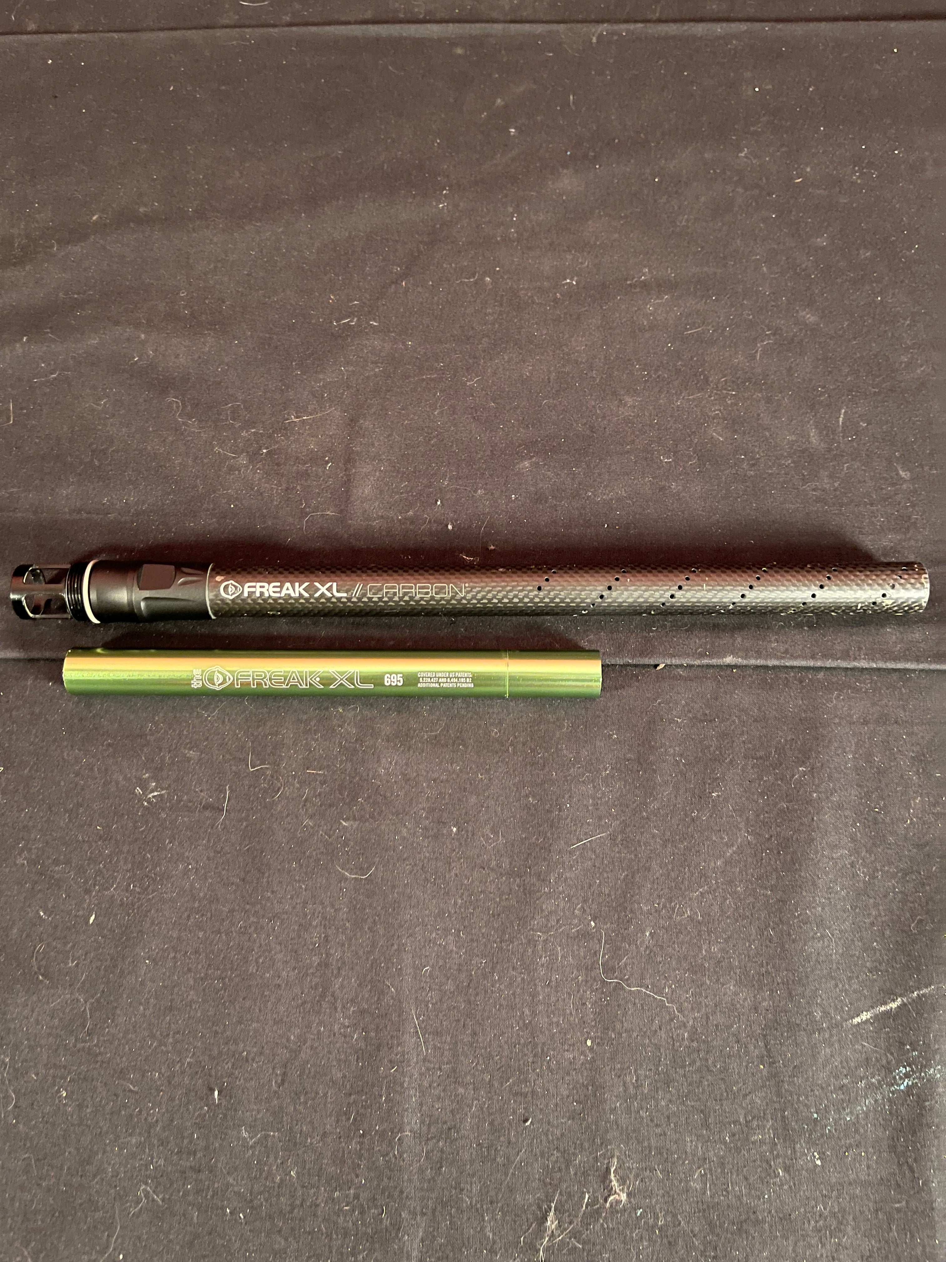 Used GOG Freak XL 14" OnePiece Carbon Fiber Barrel AC Threaded w/ 1 Punishers Paintball