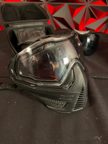Used Push Unite Base Model Paintball Mask - Black w/ Clear & Smoke Lens