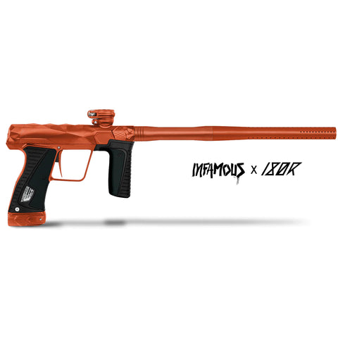 Infamous Limited Edition Diamond Skull 180R Paintball Gun - Sunset
