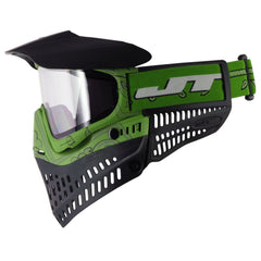 JT Proflex Paintball Mask - LE Bandana Series - Slime Green w/ Clear & Smoke Lens