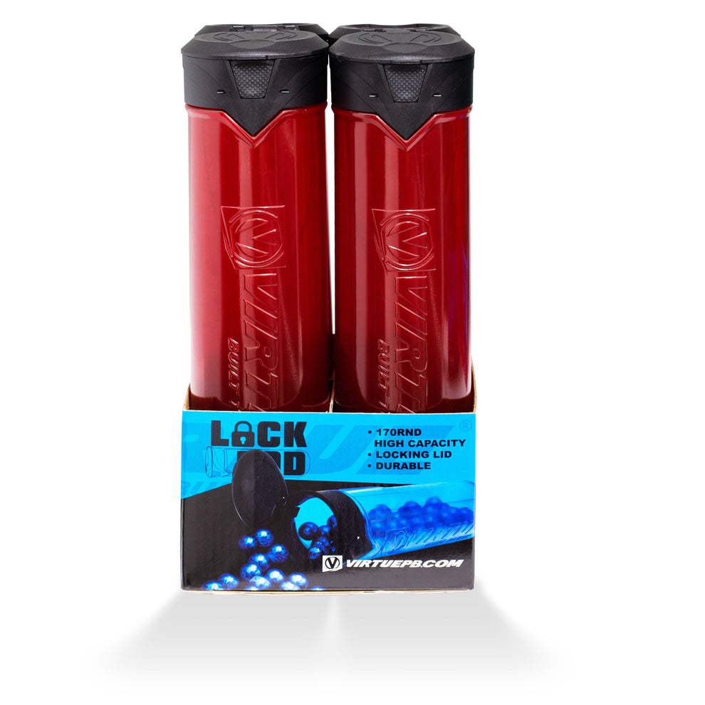 Virtue V2 Lock Pod - 170 rnd Lock Lid Pod - 4 Pack - CHOOSE YOUR COLOR