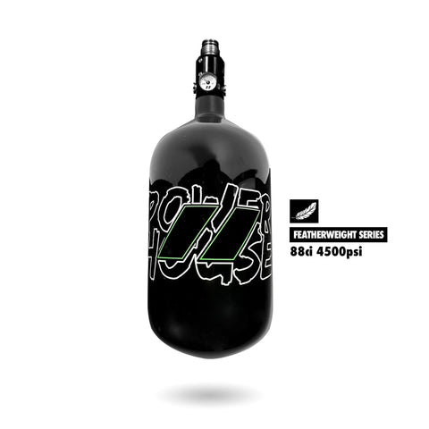 Infamous/Powerhouse™ “Featherweight” Air Tank 88CI (BOTTLE AND TKO REG)