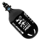 HK Army "Extra Lite" Carbon Fiber Tank - V2 Pro Reg - RUSH - 68/4500 PSI - Black/White