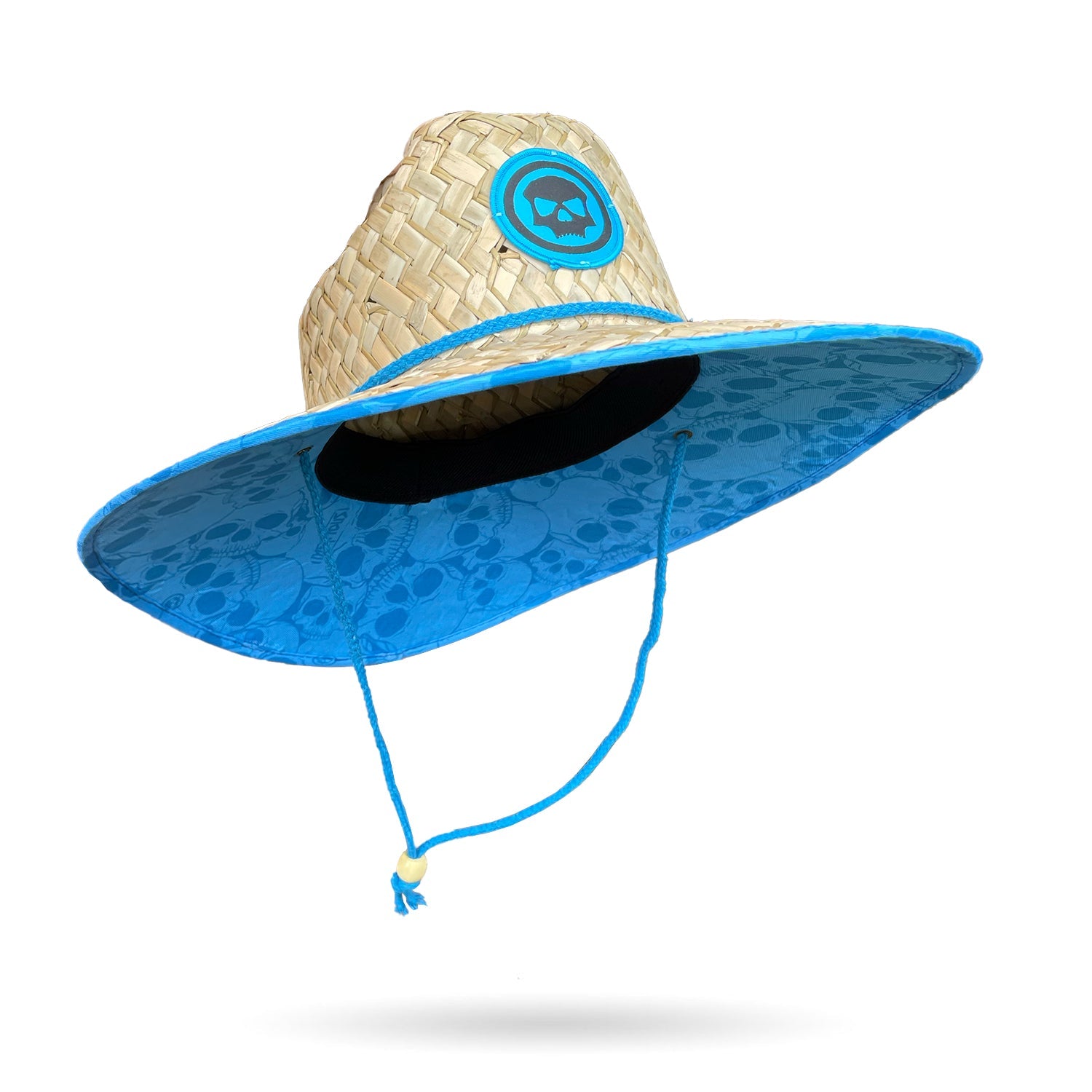 Infamous Sunhat - Cyan Skull