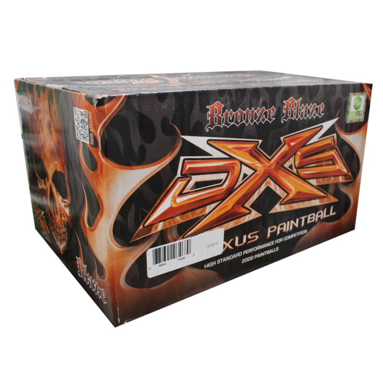 GI Sportz/Draxxus DXS Bronze 0.68 Cal Paintballs - 2000 Paintballs - Blue/Pink Shell - Pink Fill