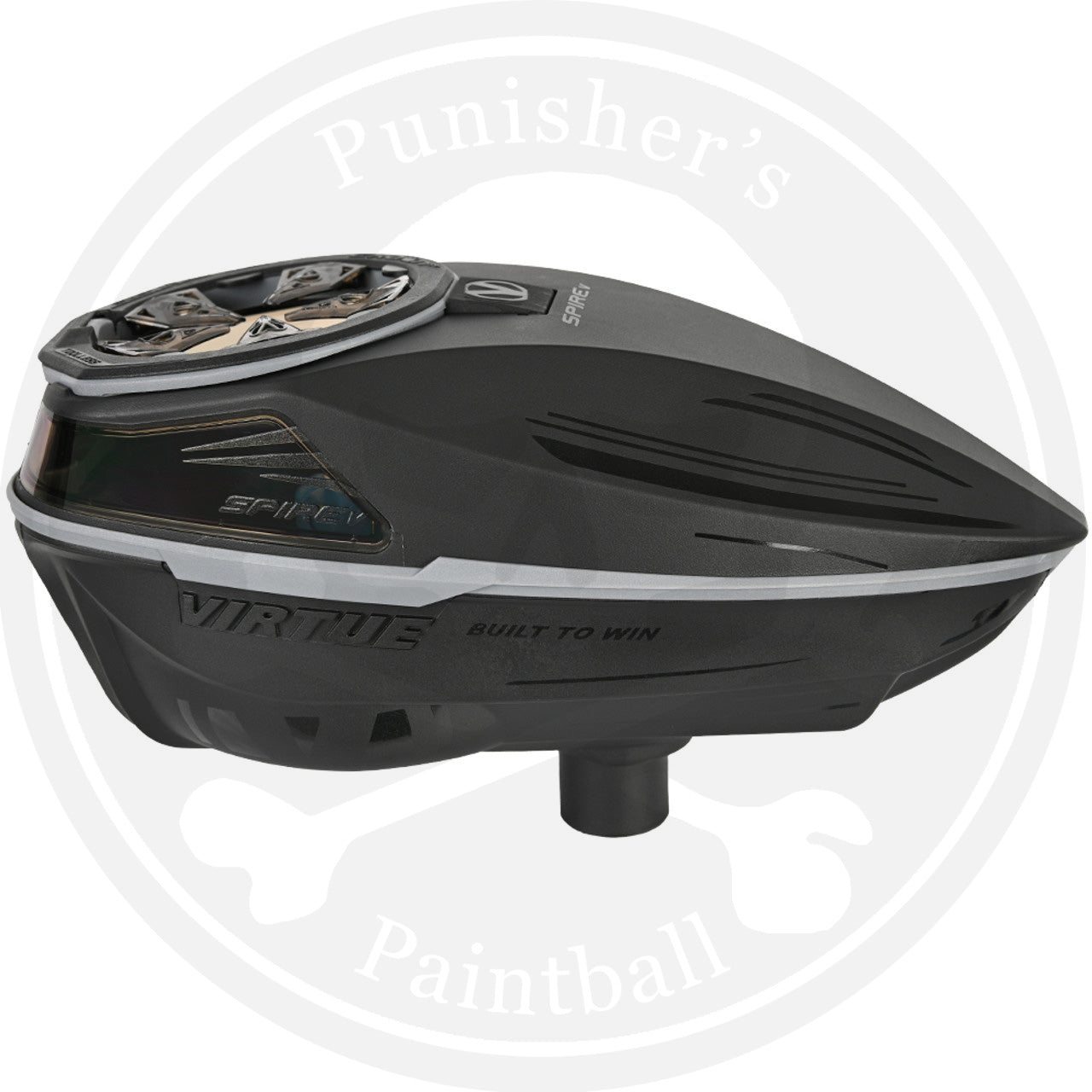 Virtue Spire 5 Paintball Loader - Black/Grey