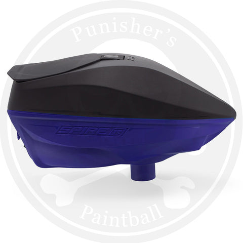 Virtue Spire Paintball Loader - Black Top Shell/Purple Bottom Shell