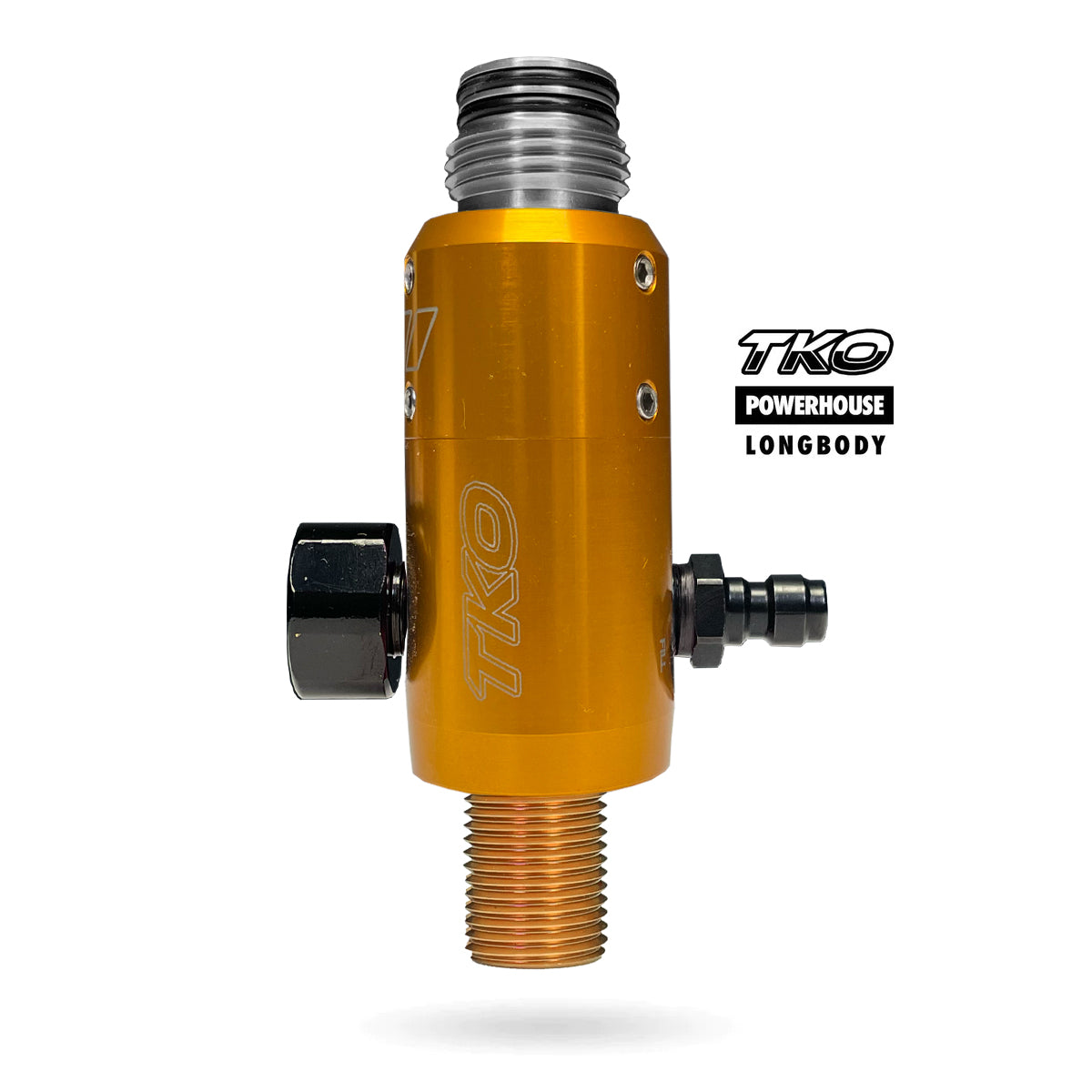 Powerhouse TKO "Longbody" Tank Regulator - Orange