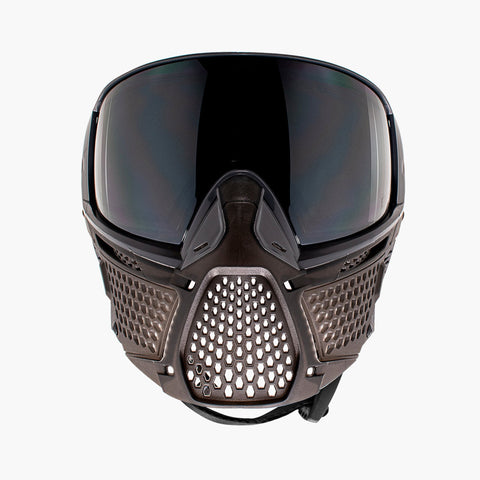 Carbon ZERO Pro Fade Paintball Mask - Less Coverage - Graphite