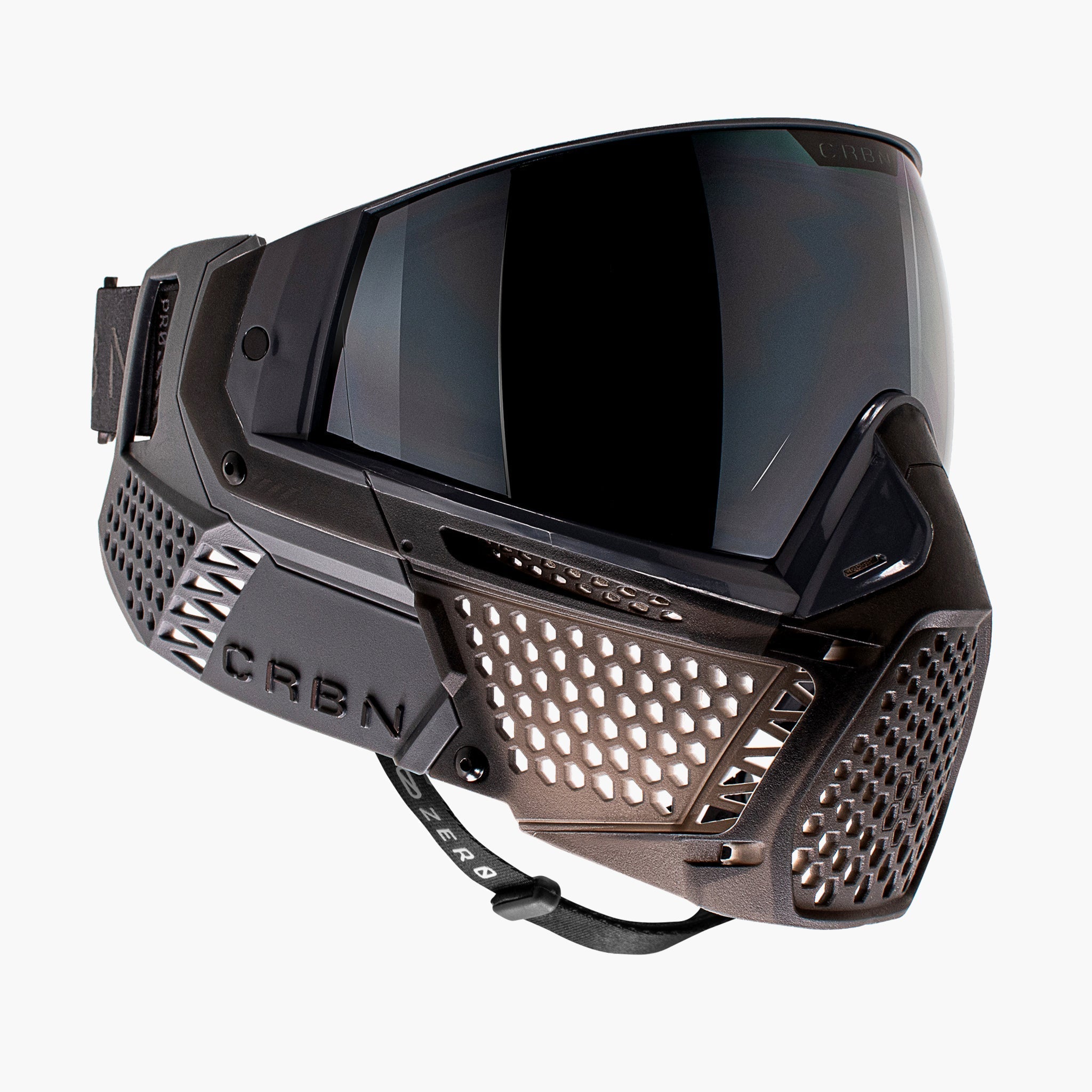 Carbon ZERO Pro Paintball Mask - Less Coverage - Graphite