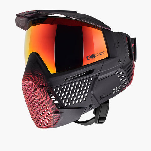 Carbon ZERO GRX Paintball Mask - More Coverage - LE Halftone Pink