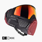 Carbon ZERO GRX Paintball Mask - More Coverage - LE Halftone Pink