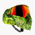 Carbon ZERO GRX Paintball Mask - Less Coverage - LE Tie-Dye Gecko