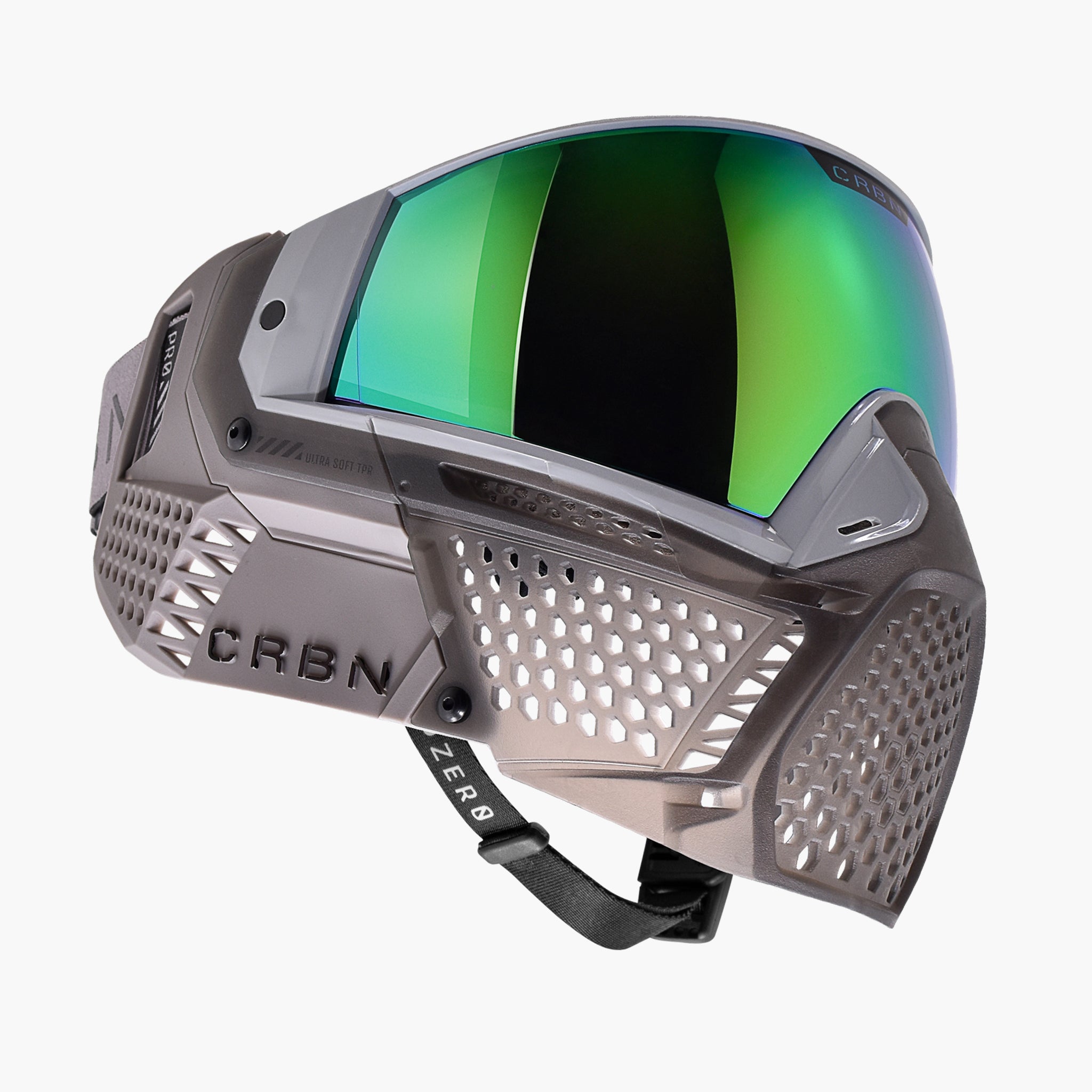 Carbon ZERO Pro Paintball Mask - Less Coverage - Ghost