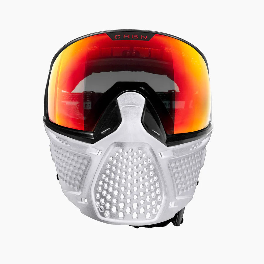 Carbon ZERO Pro Paintball Mask - Less Coverage - Clear