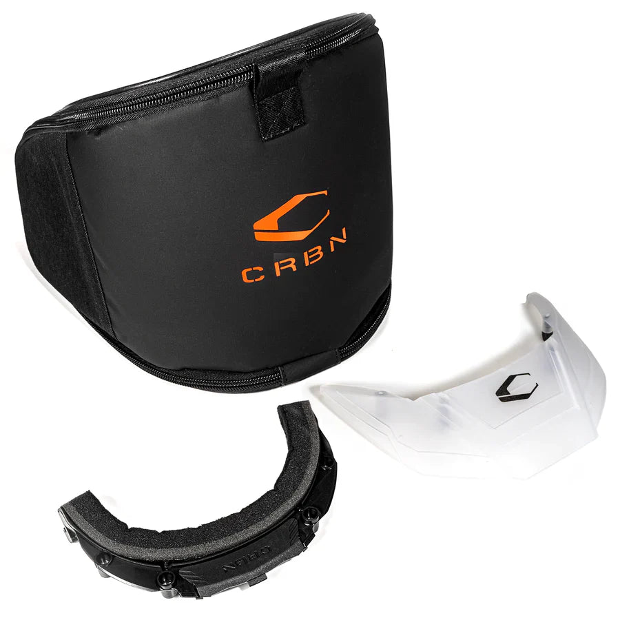 Carbon ZERO Pro Paintball Mask - Less Coverage - Clear