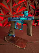 Used Planet eclipse CS1 Paintball Gun - LE Dynasty Scales (Blue/Teal) w/ s63 Barrel System, 4 PWR s63 Inserts, & Infamous Deuce Trigger