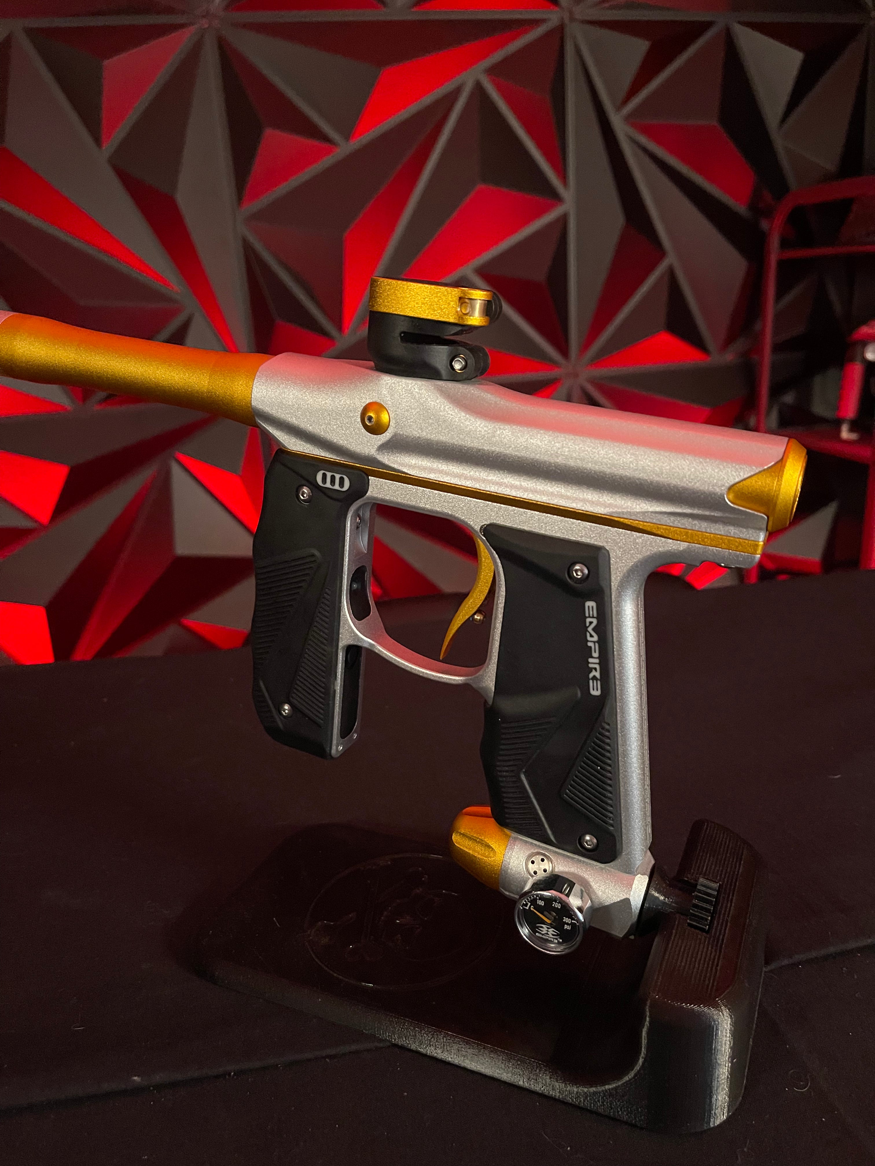 Used Empire Mini GS Paintball Gun - Dust Silver / Gold – Punishers ...