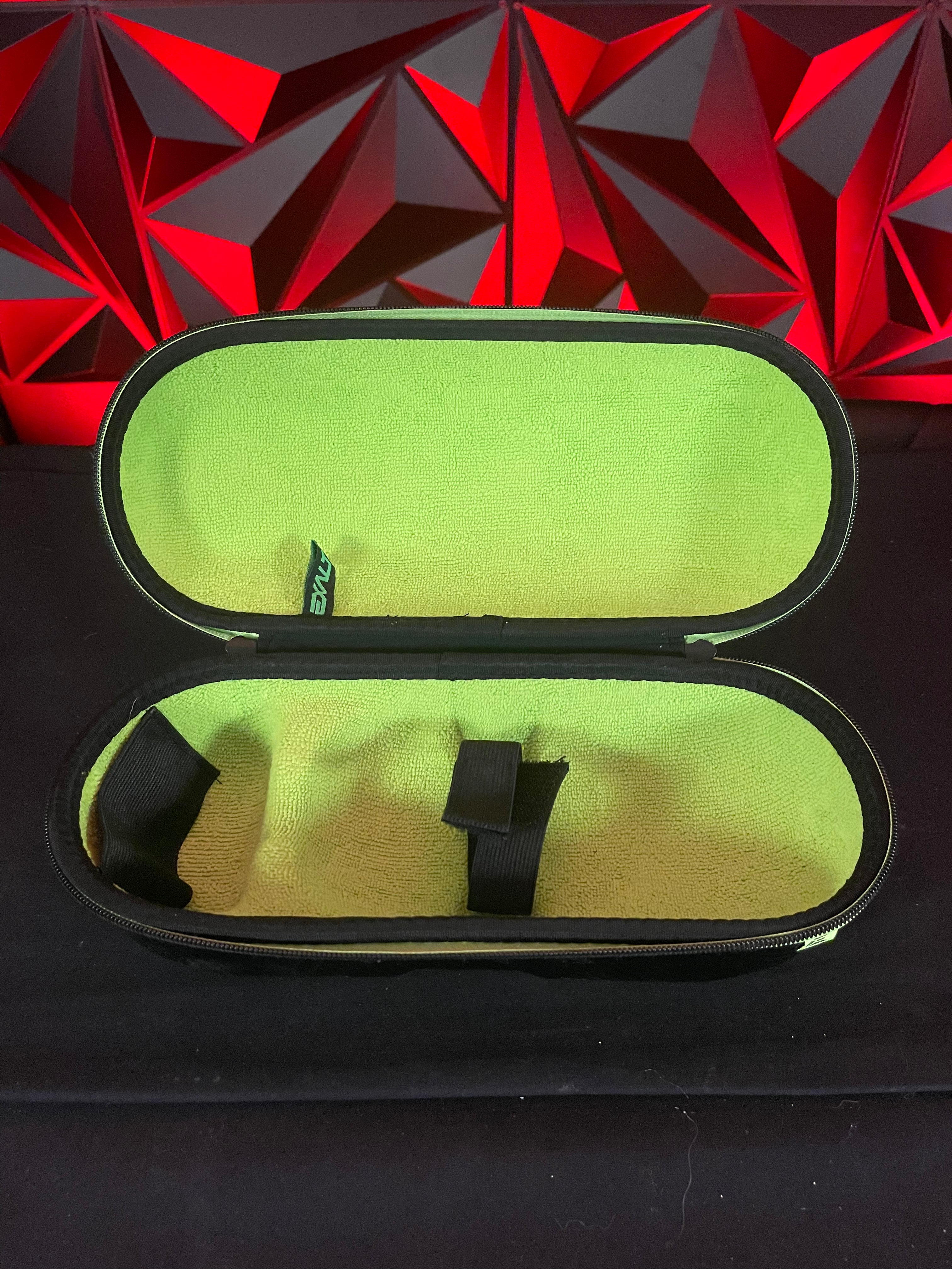 Used Exalt Carbon Paintball Tank Case - Black/Lime