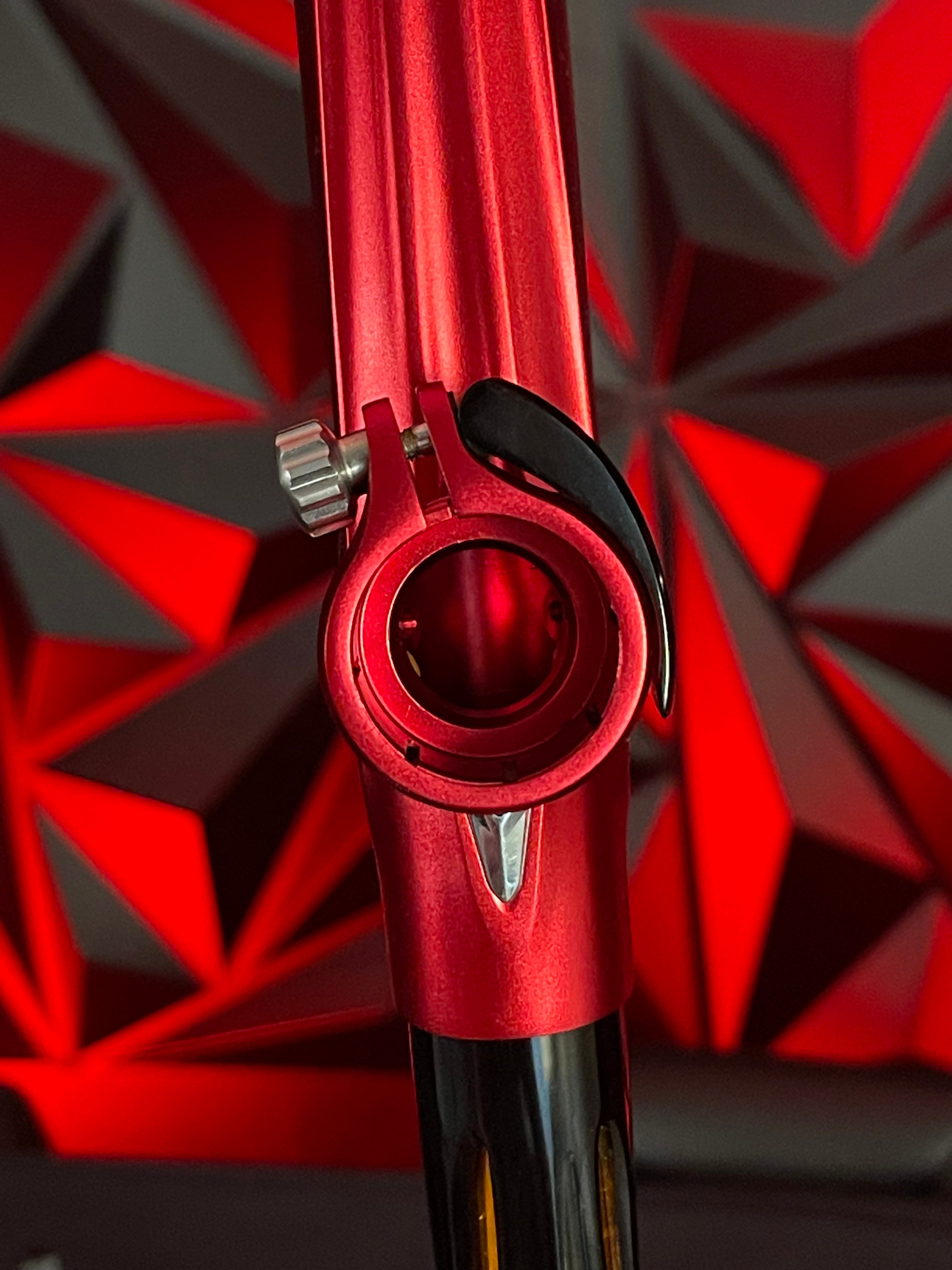 Used DLX Luxe TM40 Paintball Gun- Dust Red/Polished Black