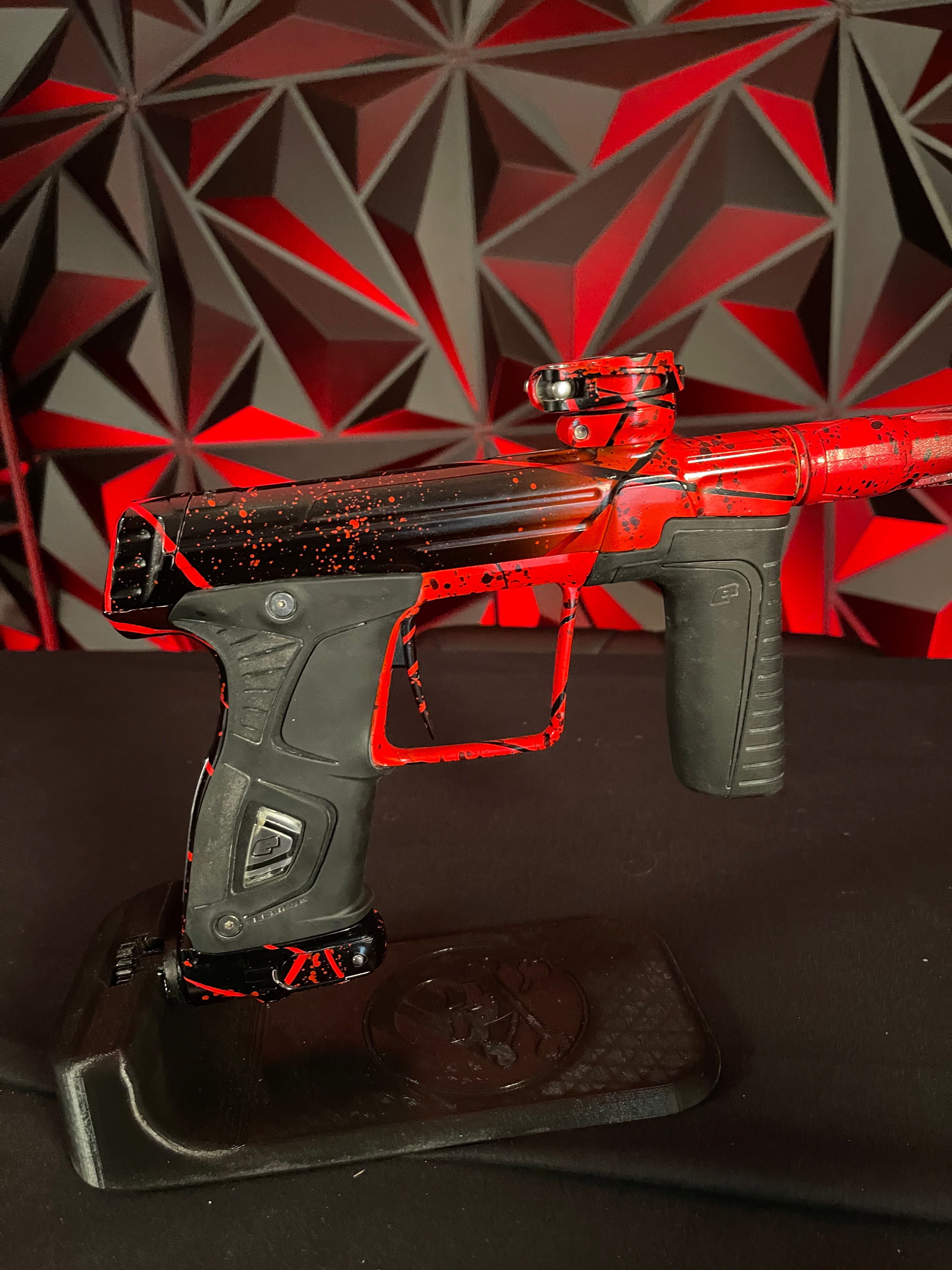 Used Planet Eclipse Gtek 170R Paintball Gun - Black/Red Splash ...