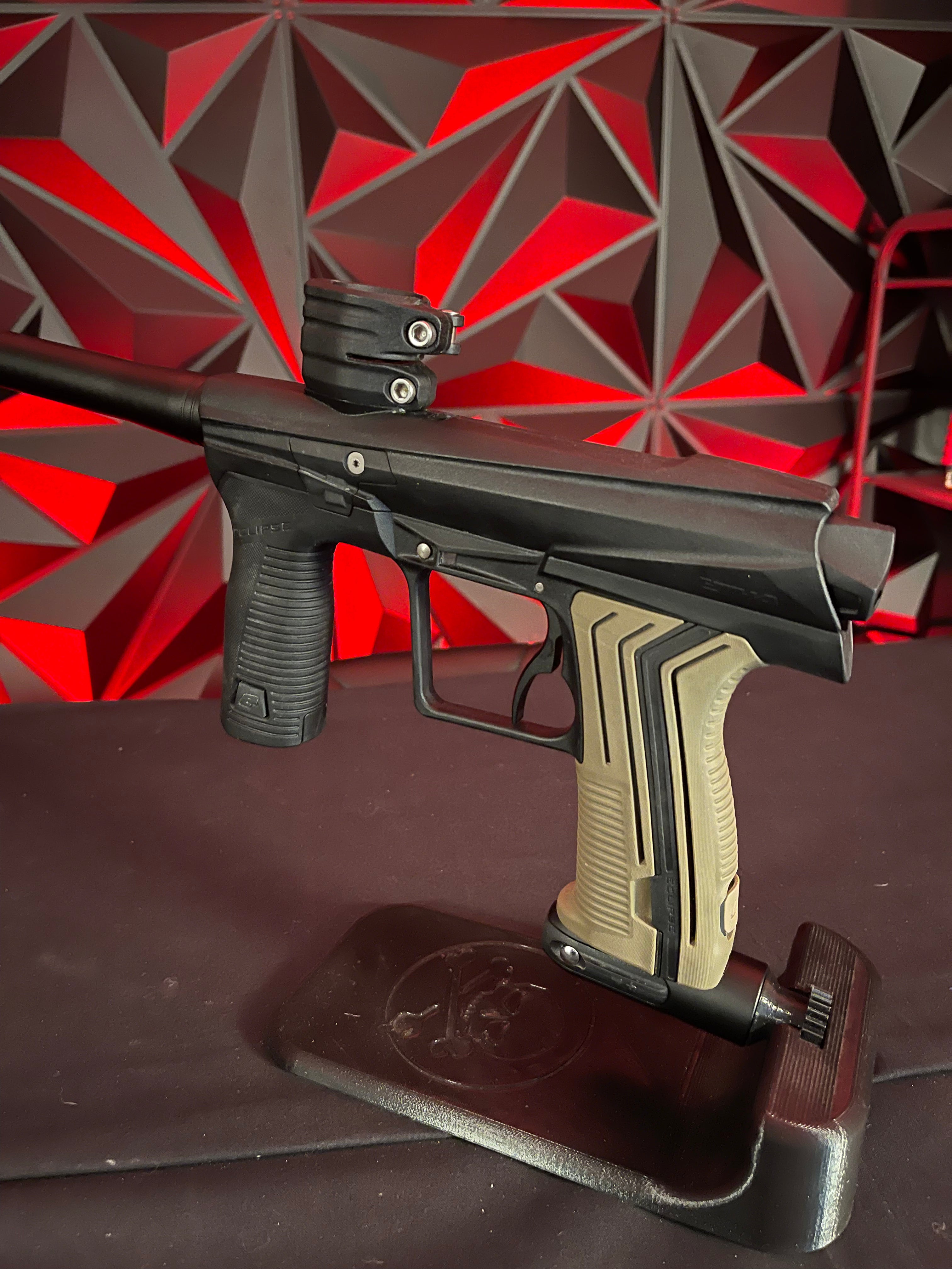 Used Eclipse Etha 2 Paintball Gun Black w/ Earth Grips, ST3 B