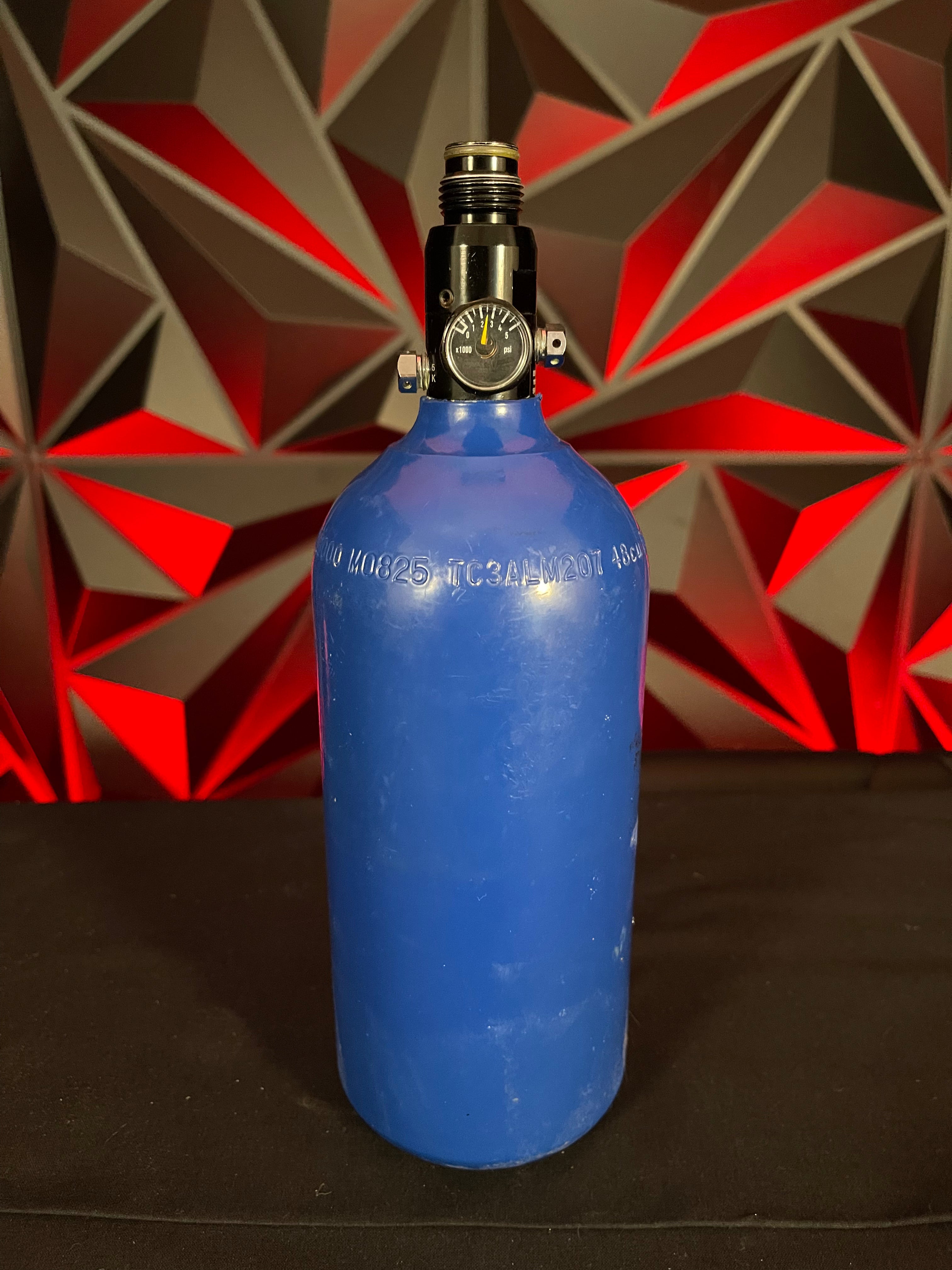 Used HK Army 48/3000 Paintball Tank Blue Punishers Paintball