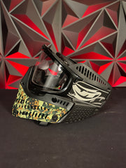 Used JT Spectra Proflex Paintball Mask - Digi Camo w/Soft Goggle Bag