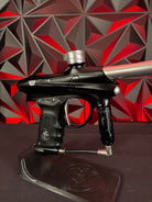 Used Proto PM7 Paintball Gun - Black/Silver w/NO2 Clamping Feedneck, Custom Products Regulator, Dye Airport On/Off ASA