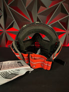 Used JT Spectra Proflex Paintball Mask - Black w/ Red Bandana Strap