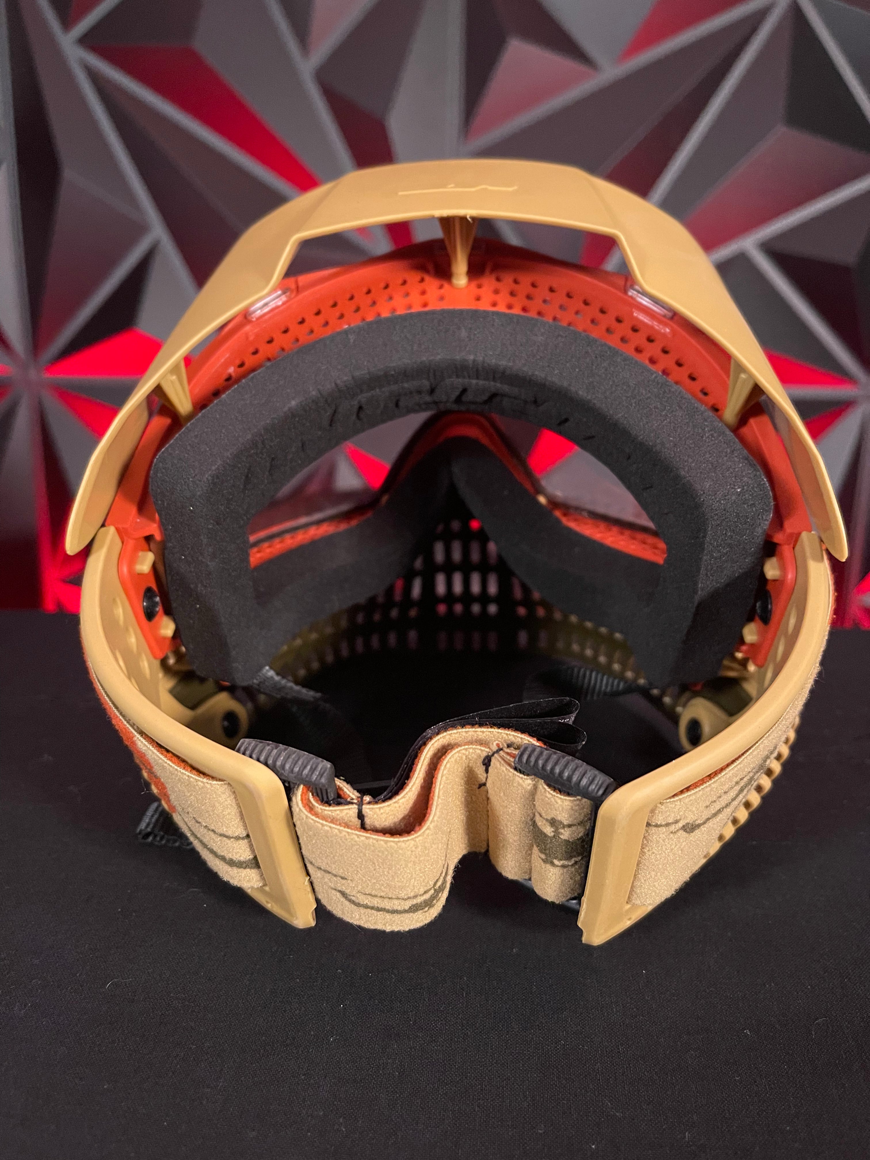 Used JT Spectra Proflex Paintball Mask - LE Copter w/ Extra Skirt & Ears