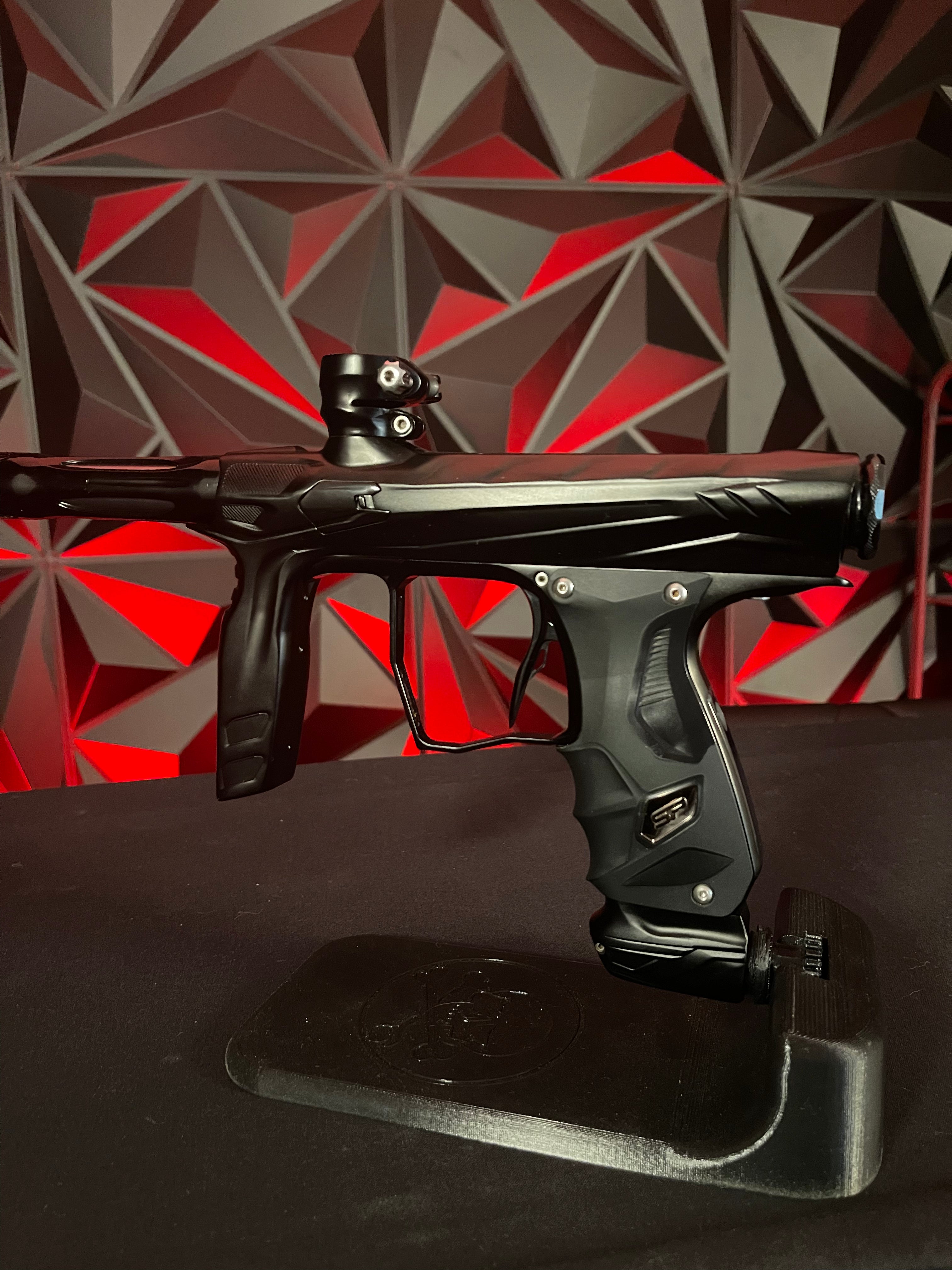 Used HK Army Shocker Amp Paintball Gun Black