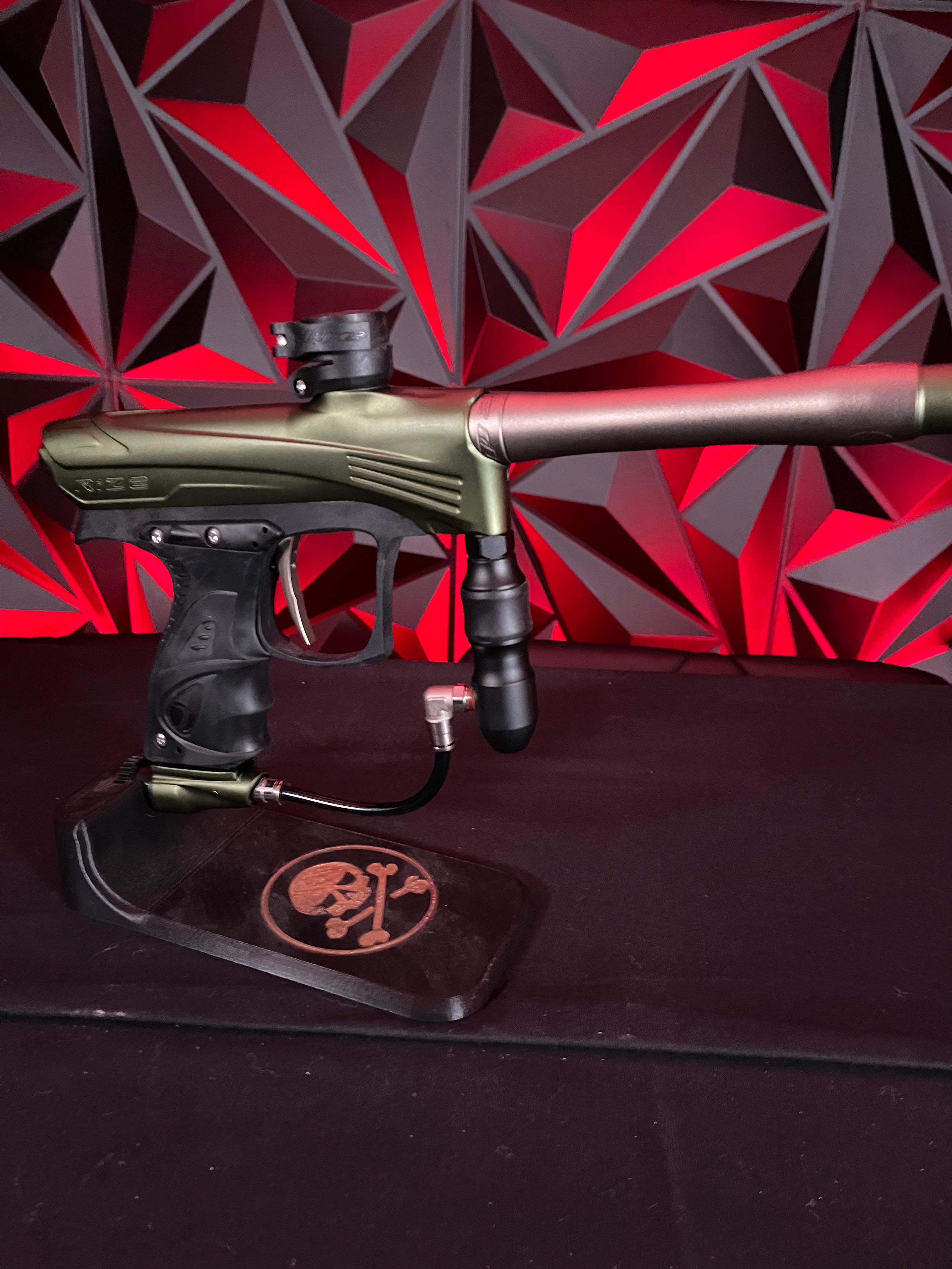 Used Dye CZR Paintball Marker Olive/Tan Punishers Paintball