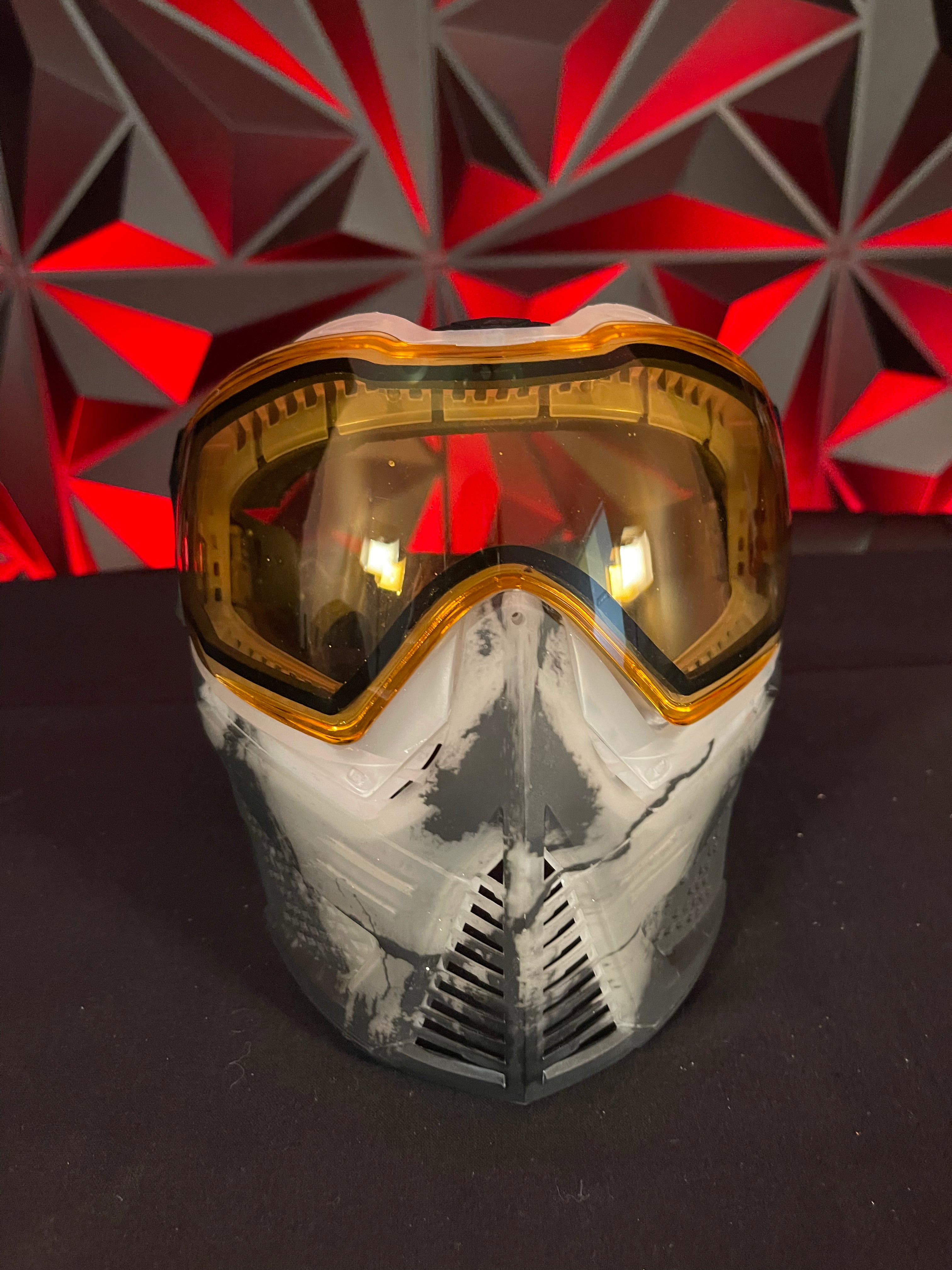Used Push Unite Paintball Mask LE Infamous Ghost Skull Punishers