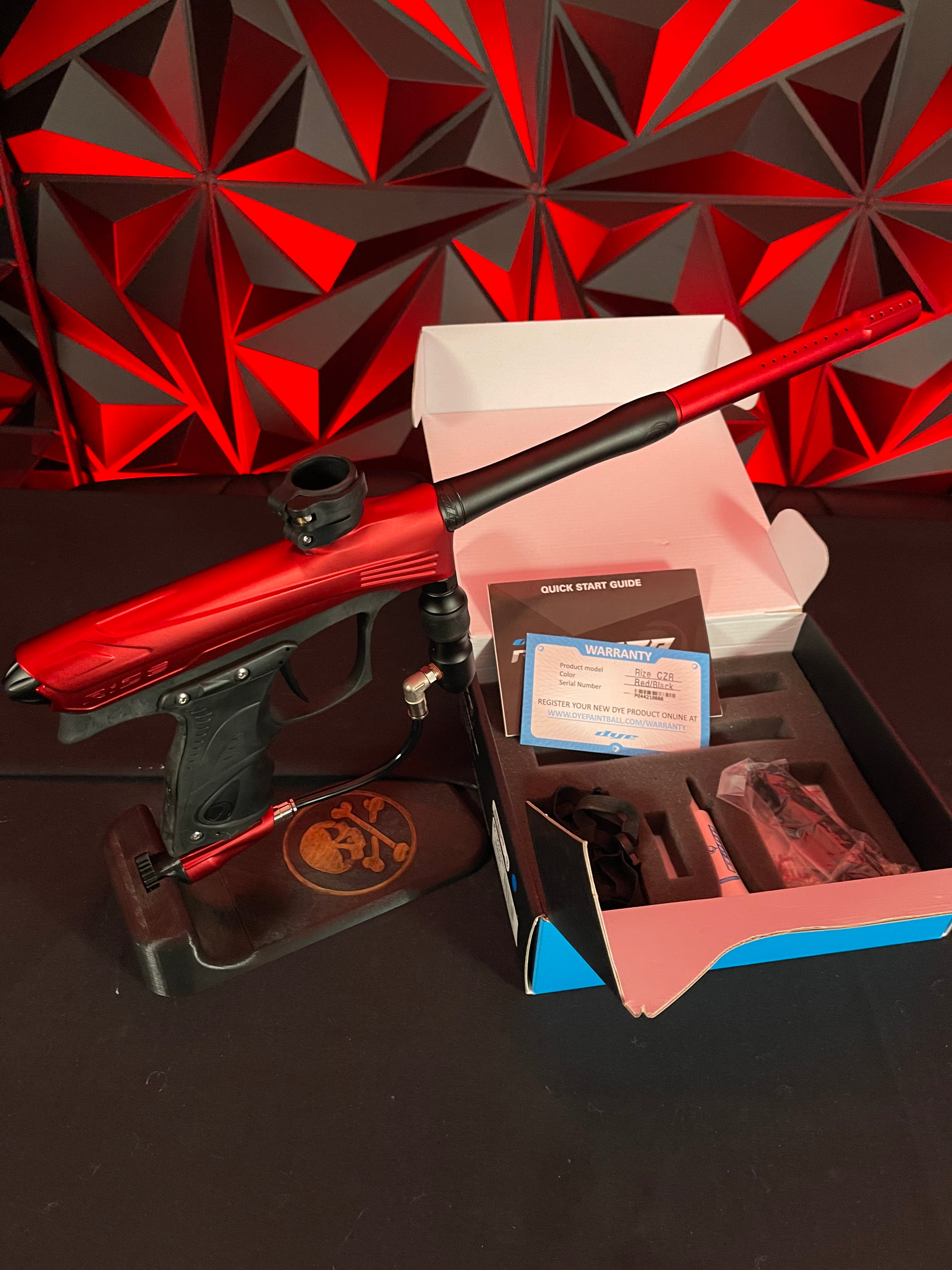 Used Dye CZR Paintball Marker- Red/Black