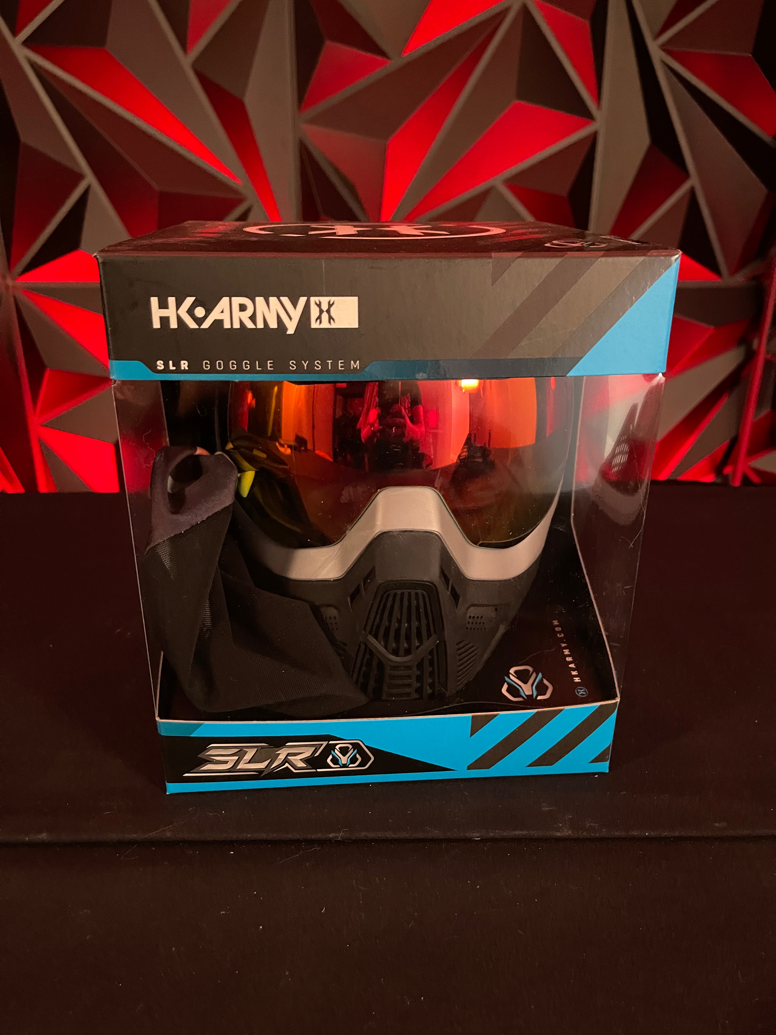 Used HK Army KLR Paintball Mask Solar Punishers Paintball