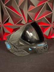 Used Empire EVS Paintball Mask - Black/Navy w/ Smoke Lens, Clear Lens, and Soft Goggle Bag