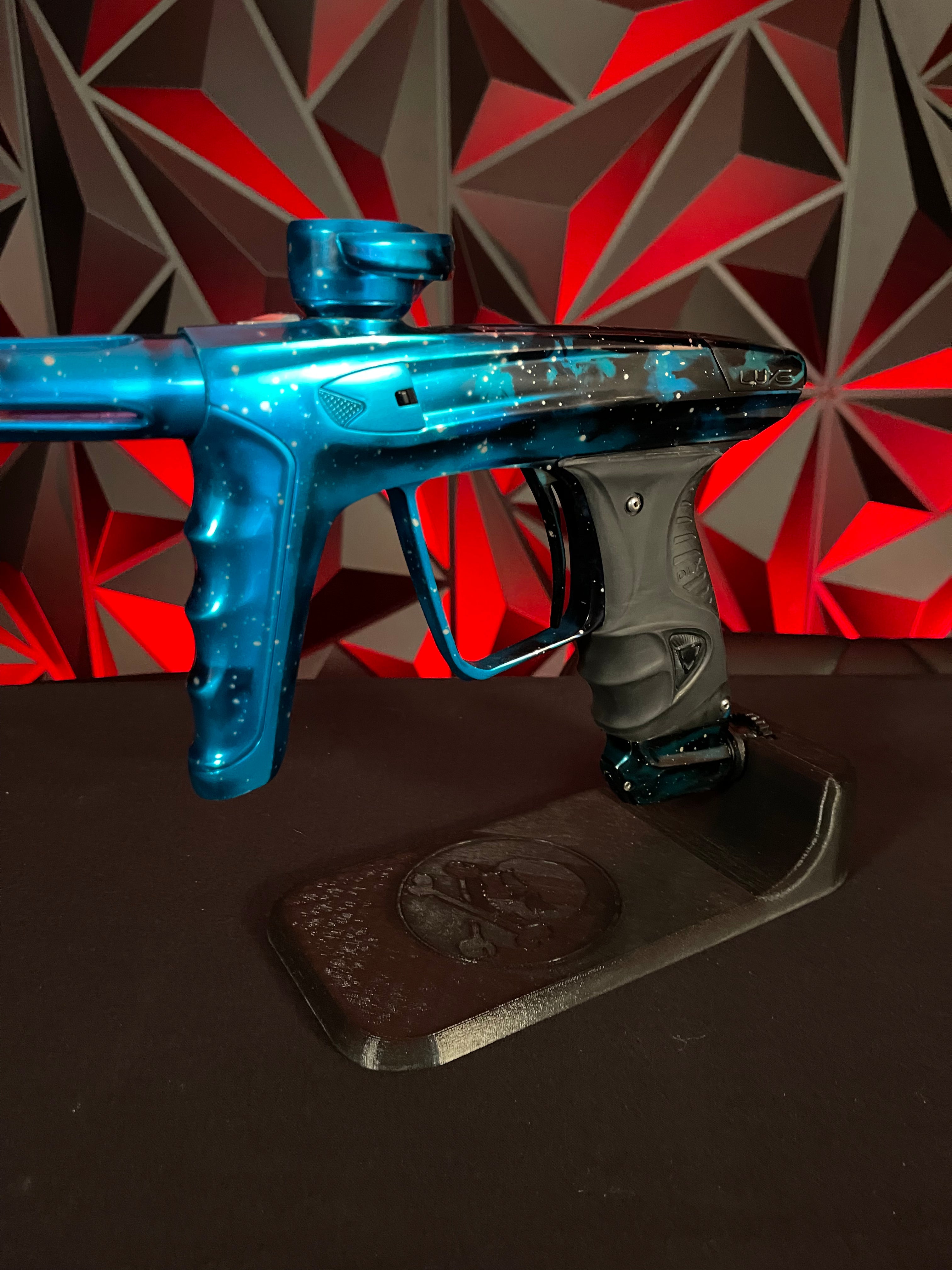 Used DLX Luxe X Paintball Gun - LE Gloss Blue Galaxy