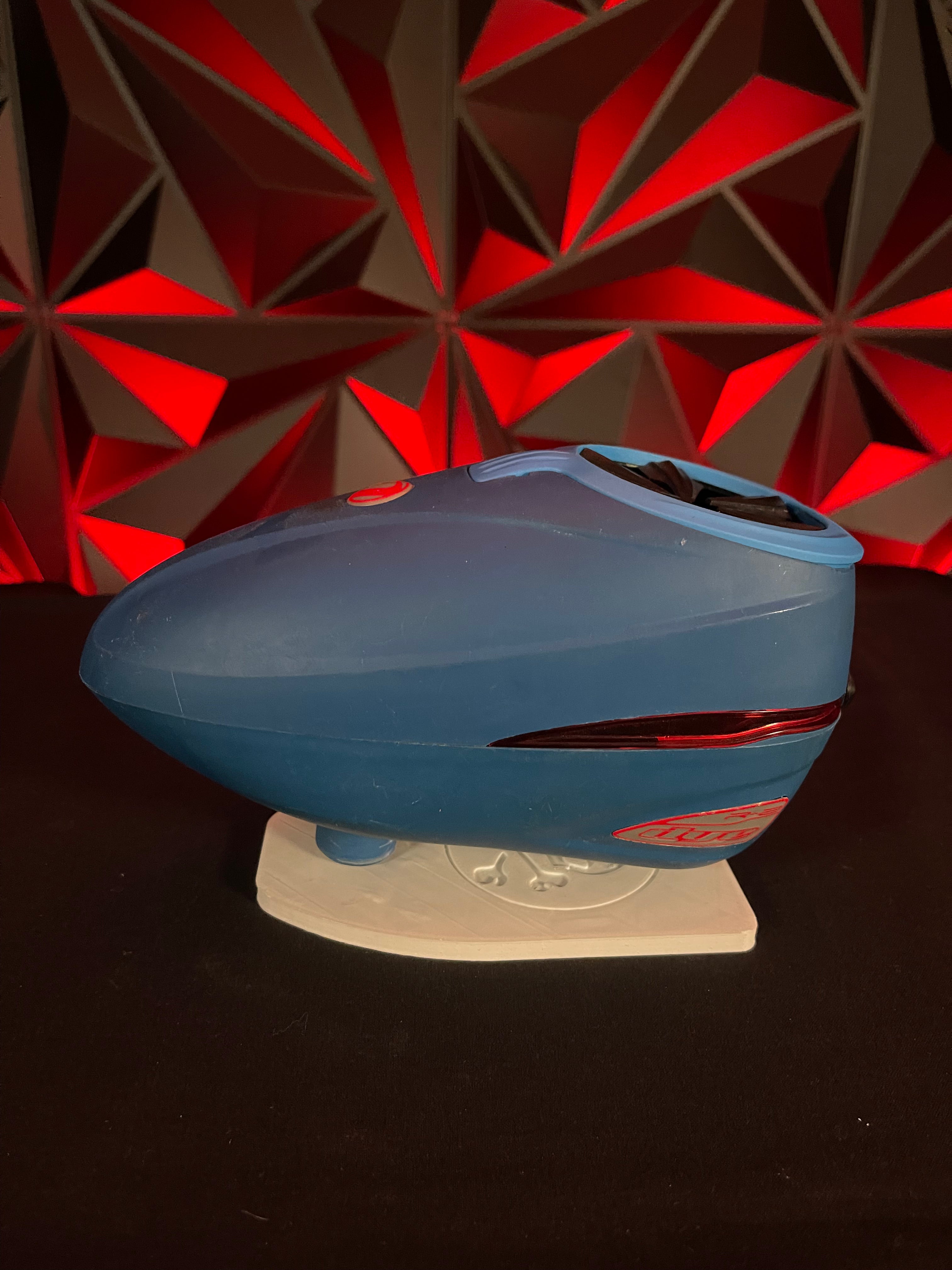 Used Dye R2 Paintball Loader Blue w/Speed Feed